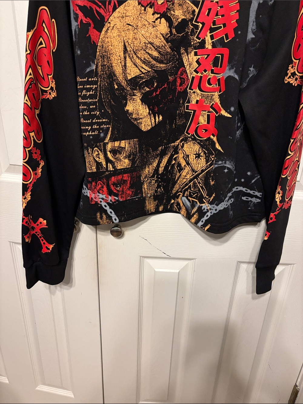 Romwe Street Life Anime Sweatshirt - Picture 3 of 8